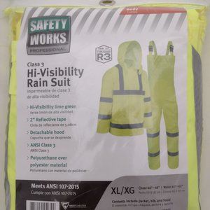 Hi Visibility Rain Suit (Class 3)
